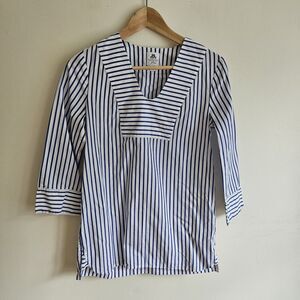 J.Crew Collection Thomas Mason Scoopneck Tunic In Stripe Women's Size 00